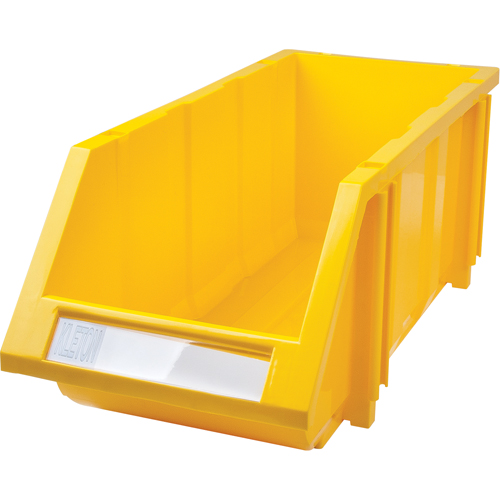 Stack & Hang Bin, 7-7/8" W x 7" H x 17-11/16" D, Yellow Moffatt Supply & Specialties