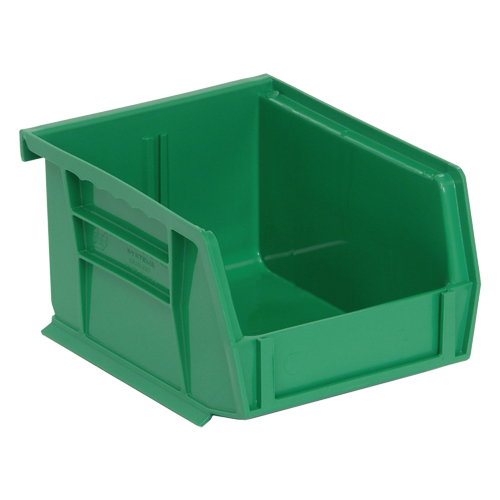 Bacs ultra empilable & suspendable, 4-1/8" la, 3" h x 5-3/8" p, Vert Moffatt Supply & Specialties