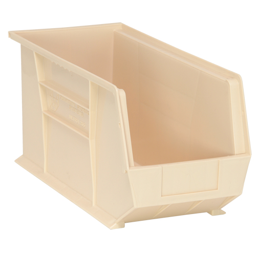 Ultra Stack & Hang Bin, 8-1/4" W x 9" H x 18" D, Ivory Moffatt Supply & Specialties