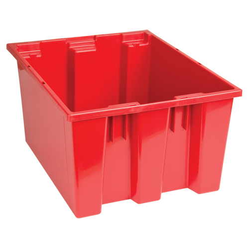 Contenants Stack & Nest, 10" x 19,5" x 15,5", Rouge Moffatt Supply & Specialties
