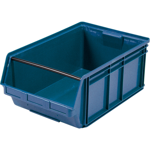 Contenants g&eacute;ants empilables, 18,375" la x 29" p x 11,875" h, Bleu Moffatt Supply & Specialties