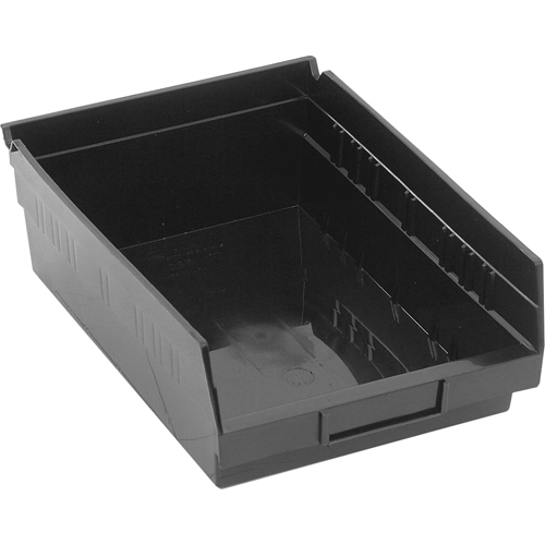 Bacs pour tablette, 8-3/8" la x 4" H x 11-5/8" p, Noir, Capacit&eacute; 30 lb Moffatt Supply & Specialties