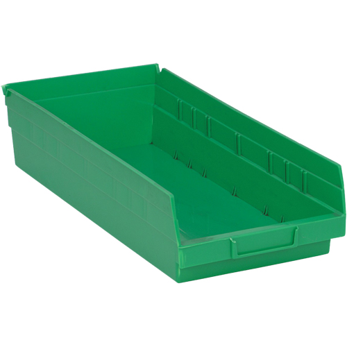 Bacs pour tablette, 8-1/8" la x 4" H x 17-7/8" p, Vert, Capacit&eacute; 40 lb Moffatt Supply & Specialties