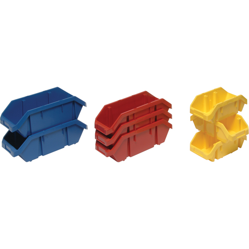 Quick Pick Bins, 5" x 6.625" x 9.5", Red Moffatt Supply & Specialties