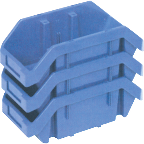 Boîtes &agrave; ramassage rapide "Quick Pick", 5" x 6,625" x 9,5", Bleu Moffatt Supply & Specialties
