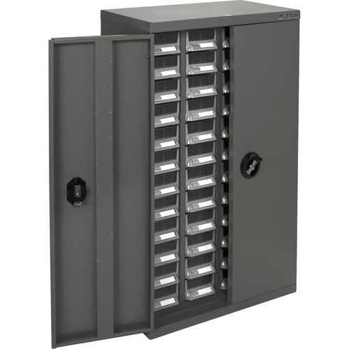 Casiers pour pi&egrave;ces KPC-400, Acier galvanis&eacute;, 48 tiroirs, 22-3/5" x 10-4/5" x 36-9/10", Gris Moffatt Supply & Specialties