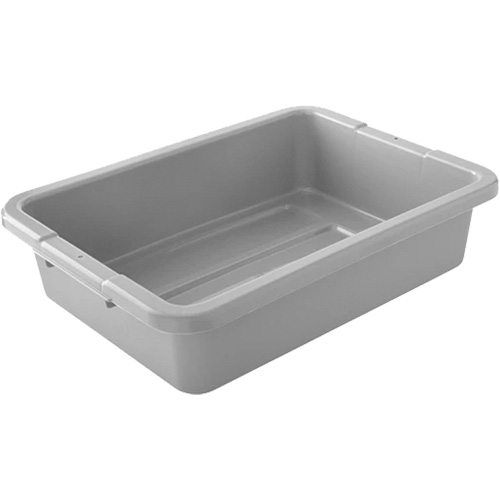 Boîtes utilitaires - Gris, 5" ha x 15" p x 20" lo, Plastique, Gris Moffatt Supply & Specialties