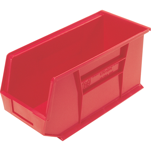 Hulk Containers, 11" W x 10" H x 23-7/8" D, Red Moffatt Supply & Specialties