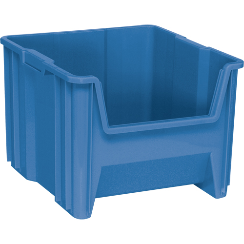 Giant Stacking Containers, 16.5" W x 17.5" D x 12.5" H, Blue Moffatt Supply & Specialties