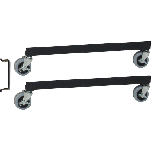 Ensemble mobile de support sur pied pour casiers de rangement &agrave; emboîtement Moffatt Supply & Specialties