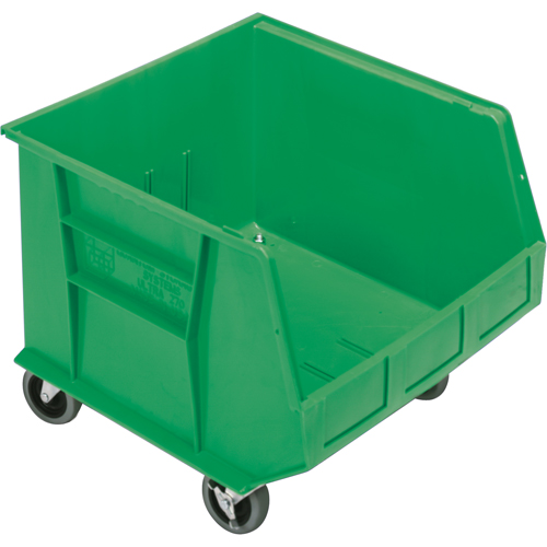 Bac mobile, 14" ha x 16-1/2" la x 18" p, Capacit&eacute; de 75 lb, Vert Moffatt Supply & Specialties