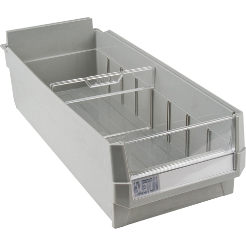 Replacement Drawer for KPC-HD Heavy-Duty Parts Cabinets, Plastic, 6-1/2" W x 14-4/5" D x 4" H, Grey Moffatt Supply & Specialties