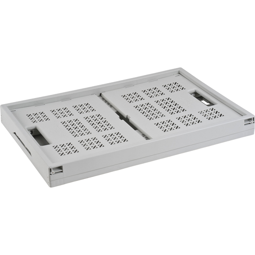 Bac repliable, 21" lo x 14" la x 10,5" h, Gris Moffatt Supply & Specialties