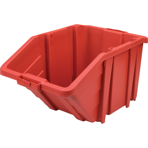 Bac g&eacute;ant en plastique, 15-1/2" la x 13" H x 25" p, Rouge, Capacit&eacute; 200 lb Moffatt Supply & Specialties