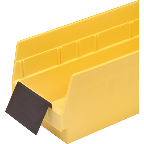 Shelf Bins - Extended Label Holders Moffatt Supply & Specialties