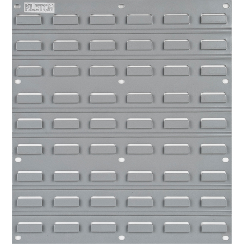 Metal Louvered Panel Bin Support Rack, 16 Bins, 18" W x 1/8" D x 19" H Moffatt Supply & Specialties