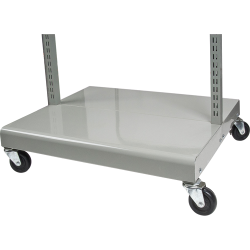 Servante mobile de bacs &agrave; plateaux inclinables - chariot seulement, &agrave; deux c&ocirc;t&eacute;s, 26-1/4" la x 22" p x 57-1/2" h Moffatt Supply & Specialties