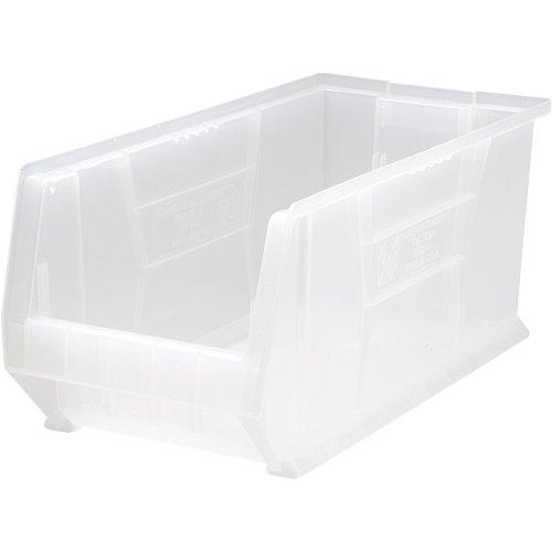 Hulk Containers, 11" W x 10" H x 23-7/8" D, Clear Moffatt Supply & Specialties
