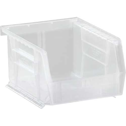 Bac transparent ultra empilable & suspendable, 4-1/8" la, 3" h x 5-3/8" p, Transparent Moffatt Supply & Specialties