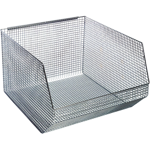 Bacs en fil m&eacute;tallique empilables et suspendables Moffatt Supply & Specialties