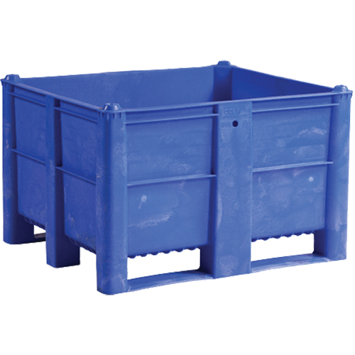 Conteneur pour palettes, 40"/47,25" p x 48"/39,4" la x 29"/29,1" h, Capacit&eacute; 1543 lb/2650 lb, Bleu Moffatt Supply & Specialties