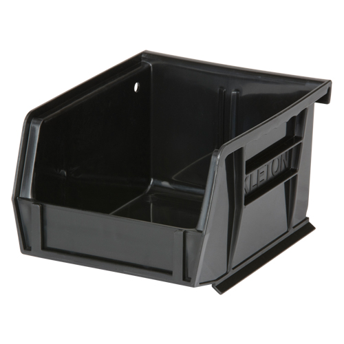 Stack & Hang Bin, 4-1/8" W x 3" H x 5-3/8" D, Black Moffatt Supply & Specialties