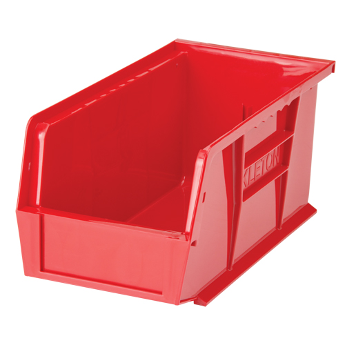 Stack & Hang Bin, 5-1/2" W x 5" H x 10-7/8" D, Red Moffatt Supply & Specialties