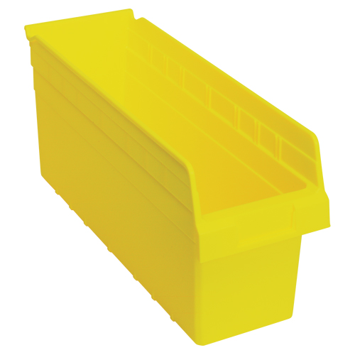 Bacs pour &eacute;tag&egrave;re Store-Max, 6-5/8" la x 8" H x 17-7/8" p, Jaune, Capacit&eacute; 56 lb Moffatt Supply & Specialties