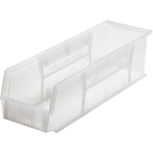 Bacs ultra empilable & suspendable, 17-7/8" la, 5" h x 5-1/2" p, Transparent Moffatt Supply & Specialties