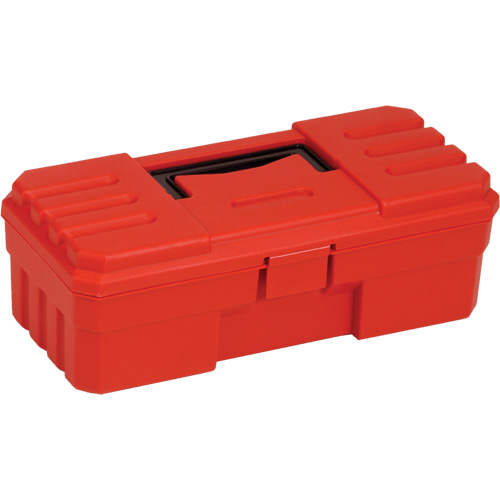 Tool Box, 12" W x 6" D x 4" H, Red Moffatt Supply & Specialties