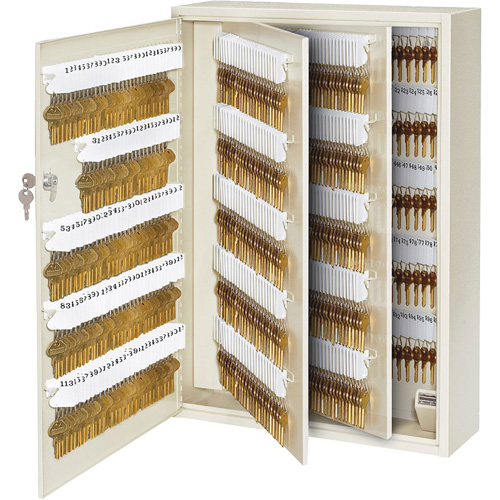 Heavy-Duty Key Cabinet, 730 Keys, Beige Moffatt Supply & Specialties