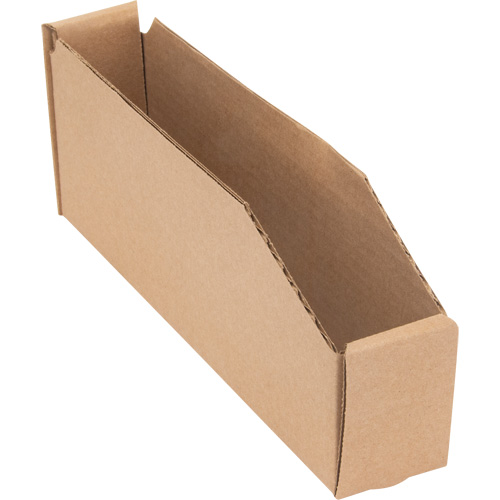 Boîtes profondes en carton ondul&eacute;, 1-15/16" la x 11-1/4" p x 4-1/2" h, Beige Moffatt Supply & Specialties