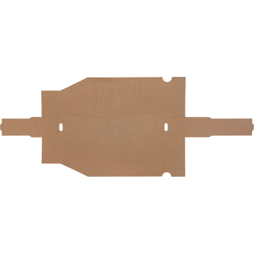 Boîtes profondes en carton ondul&eacute;, 1-15/16" la x 11-1/4" p x 4-1/2" h, Beige Moffatt Supply & Specialties