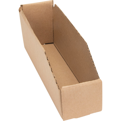 Deep Corrugated Parts Bins, 2-7/8" W x 11-1/4" D x 4-1/2" H, Beige Moffatt Supply & Specialties