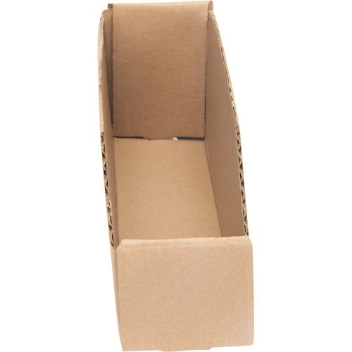Deep Corrugated Parts Bins, 2-7/8" W x 11-1/4" D x 4-1/2" H, Beige Moffatt Supply & Specialties