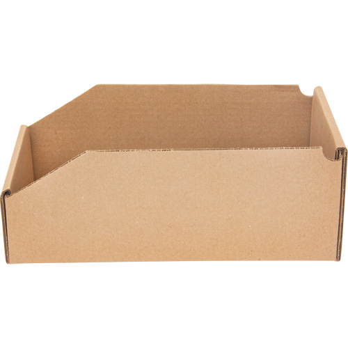 Deep Corrugated Parts Bins, 5-3/4" W x 11-1/4" D x 4-1/2" H, Beige Moffatt Supply & Specialties