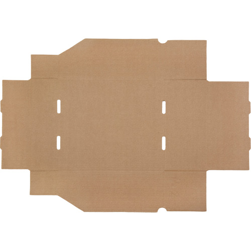 Boîtes profondes en carton ondul&eacute;, 9-3/4" la x 11-1/4" p x 4-1/2" h, Beige Moffatt Supply & Specialties