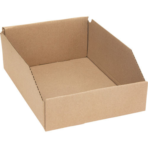Deep Corrugated Parts Bins, 8-3/4" W x 11-1/4" D x 4-1/2" H, Beige Moffatt Supply & Specialties
