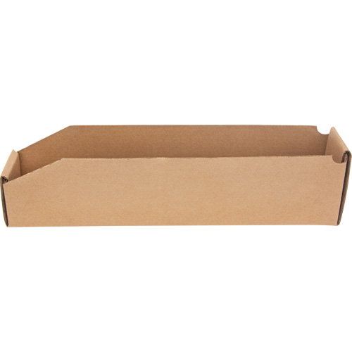 Deep Corrugated Parts Bins, 1-7/8" W x 17-1/8" D x 4-1/2" H, Beige Moffatt Supply & Specialties