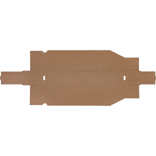 Deep Corrugated Parts Bins, 1-7/8" W x 17-1/8" D x 4-1/2" H, Beige Moffatt Supply & Specialties
