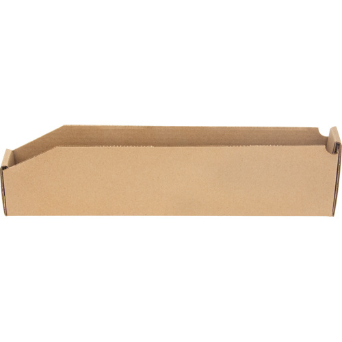 Deep Corrugated Parts Bins, 2-7/8" W x 17-1/4" D x 4-1/2" H, Beige Moffatt Supply & Specialties