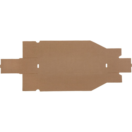 Deep Corrugated Parts Bins, 3-3/4" W x 17-1/4" D x 4-1/2" H, Beige Moffatt Supply & Specialties