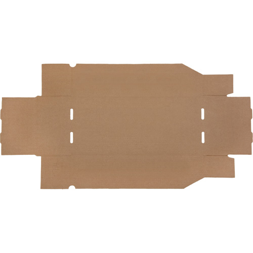 Deep Corrugated Parts Bins, 7-3/4" W x 17-1/4" D x 4-1/2" H, Beige Moffatt Supply & Specialties