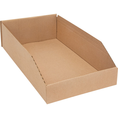 Deep Corrugated Parts Bins, 9-3/4" W x 17-1/4" D x 4-1/2" H, Beige Moffatt Supply & Specialties