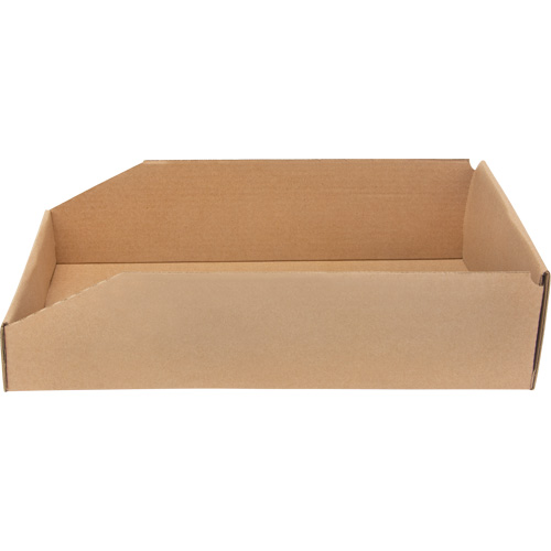 Deep Corrugated Parts Bins, 9-3/4" W x 17-1/4" D x 4-1/2" H, Beige Moffatt Supply & Specialties