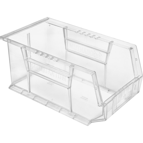 Crystal Clear Ultra Bins, 8-1/4" W x 7" H x 14-3/4" D, Clear Moffatt Supply & Specialties
