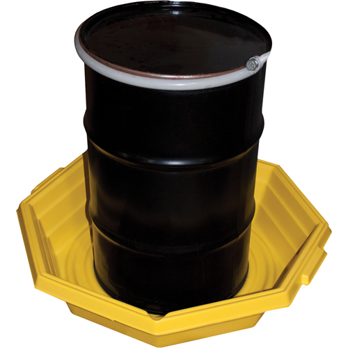 Plateaux Drums-Up, 37,5" lo x 37,5" la x 7,5" h, Cap. de d&eacute;versement 20 gal. US Moffatt Supply & Specialties