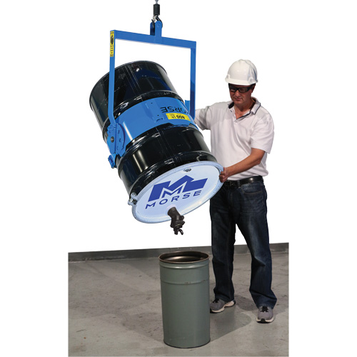 Manual Tilt Drum Lifter Kit, 55 US gal. (45 Imperial Gal.) Drum Size, 800 lbs./363 kg. Cap. Moffatt Supply & Specialties