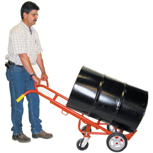 Diable &agrave; Barils Ergonomique A/Roulettes Pivotantes, Fabriqu&eacute; en Acier, 55 - 85 gal. US (45 - 70 gal. imp.) Moffatt Supply & Specialties