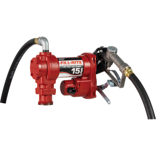 AC Utility Rotary Vane Pumps with Nozzle, 115 V, 15 GPM Moffatt Supply & Specialties